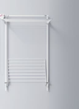 Foxydry Wall Plus 88 cm White - wanddroogrek -bediening links- 88 x 52 x 137 cm — thumbnail 2