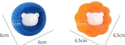 Wasballen Voor Wasmachine - 12 Stuks - Wasbal - Anti Haar - Wasdrogerbal - Wasverzachterbal - Wasdroogbal - Anti-Rollende Wasbal -Schoonmaakbenodigdheden - Huishoudelijke Gadgets - Herbruikbare -Haar Opvanger - Voor Wasmachine/Droger - 6.5x6.5x5cm — thumbnail 2