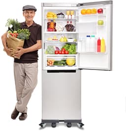 Wasmachine Onderstel - 45-75 cm - 8 Voeten - 4 Wielen - 300 kg — thumbnail 4