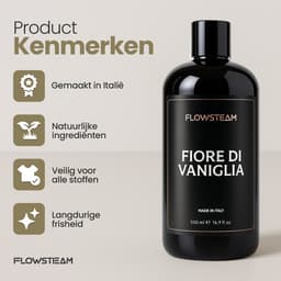 Fiore di Vaniglia wasparfum van Flowsteam® - Italiaanse Wasparfum - 500ML — thumbnail 3