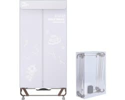 Draagbare Elektrische Wasdroger - Snelle Droogmachine met Grote Capaciteit en Geen Installatie Vereist - 170 cm, 1500 W, Grijs