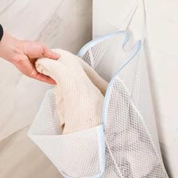 Grote wasnetten voor wasmachine, 50 x 60 cm, herbruikbare waszakken met ritssluiting en handgrepen, ideaal voor kleding en lingerie tijdens reizen — thumbnail 3