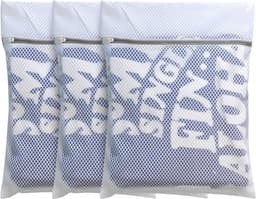 Waszakken, waszakken van mesh voor de wasmachine, 3-delige set waszakken van mesh, duurzaam wasnet, geschikt voor ondergoed, overhemden, jurken, damesblouses, sjaals en speelgoed,l, 50*60cm — thumbnail 1
