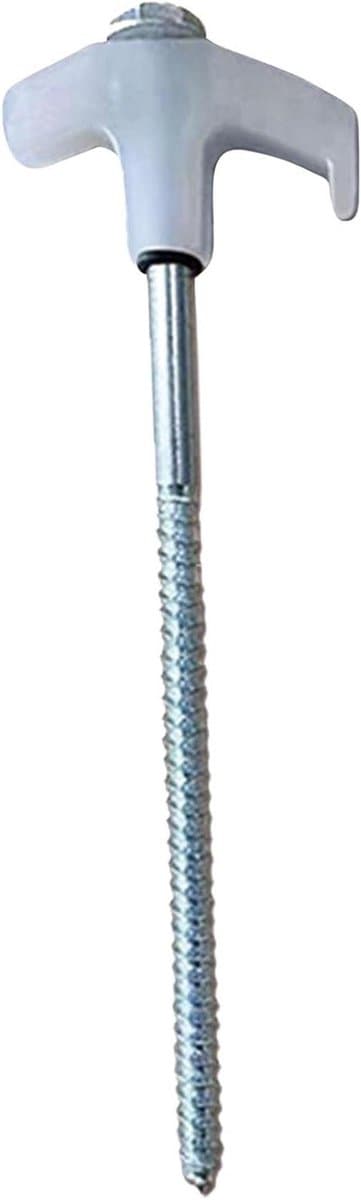 Grondanker - Tentharingen - Tent Beveiligen - Lichtgevend in donker - 20 cm - Wit — afbeelding 1