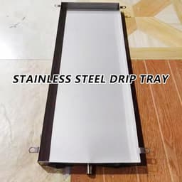 Opvangbak voor wasmachines, Vervanging van roestvrijstalen AC-afvoerbak for AC en wasmachine, meerdere maten(40x10cm(16x4in)) — thumbnail 5