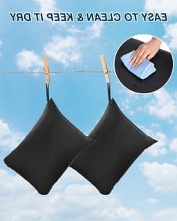Waterdichte Waszak voor Vuile Kleding - Herbruikbare Opbergtas met Rits, 2 Stuks, 24 x 31 Inch, Ideaal voor Reizen en Organisatie van Nat Textiel — thumbnail 3