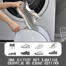 Wasmachine Waszak voor Schoenen en Sokken - 2 Stuks Beschermende Zak met Ritssluiting voor Veilig Wassen — thumbnail 3