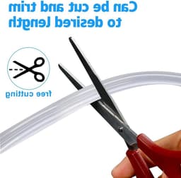 Siliconen Slang 2 mm ID x 4 mm OD - Transparante Voedselveilige Slang - Flexibele Rubber Slang - Geschikt voor Vloeistoffen/Gassen - 2 Meter Lang - Hoogwaardig Siliconen Materiaal — thumbnail 2