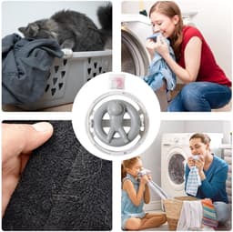 Wasmachine Pluisvanger - Haarfilter Drijvend - Kleding Schoon Houden - Herbruikbaar Anti-klit - 23 x 20 x 6 cm — thumbnail 4