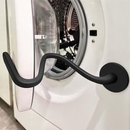 Wasmachine Deurhouder - Deurstopper - Droog en Fris Houden - Magnetisch Zuignap Ontwerp - 2.3 x 12.8 cm - Zwart — thumbnail 3