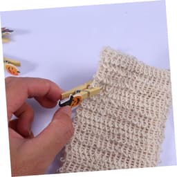 Houten Wasknijpers - Mini Clips - Foto's Ophangen - Natuurlijk Hout - 20 Stuks - Gekleurd — thumbnail 2