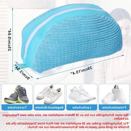 Waszak voor Schoenen - Lichtgewicht en Draagbaar, Herbruikbare Netzak voor Trainers, 39 x 25 x 9 cm, Ideaal voor Wassen en Bescherming van Schoenen — thumbnail 2