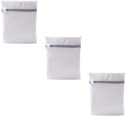 Dailygoods- Waszakken - 3-pack honingraat mesh - Ergonomisch ritssluiting - Voor delicate kleding - Lichtgewicht en compact - Milieuvriendelijk alternatief (30x23cm) - Wasnetjes — thumbnail 3