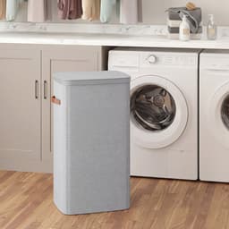 SONGMICS - Wasmand - Wassorteerder - Met Deksel en Handgrepen - 100L wasmand - Grote Capaciteit — thumbnail 5