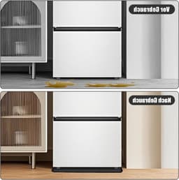 Antivibratie mat voor wasmachine en koelkast - Siliconen, antislip, 60x60 cm, rubberen onderlegger met opstaande rand voor extra bescherming — thumbnail 4
