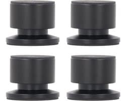 Luidspreker Isolatie Voeten - Anti-Vibratie Pads - Audio Verbetering - Verstelbare Hoogte - 0-3.5mm - Zilver