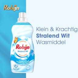 Robijn Klein & Krachtig Wasmiddel Stralend Wit 39 Wasbeurten 1,19 liter — thumbnail 4