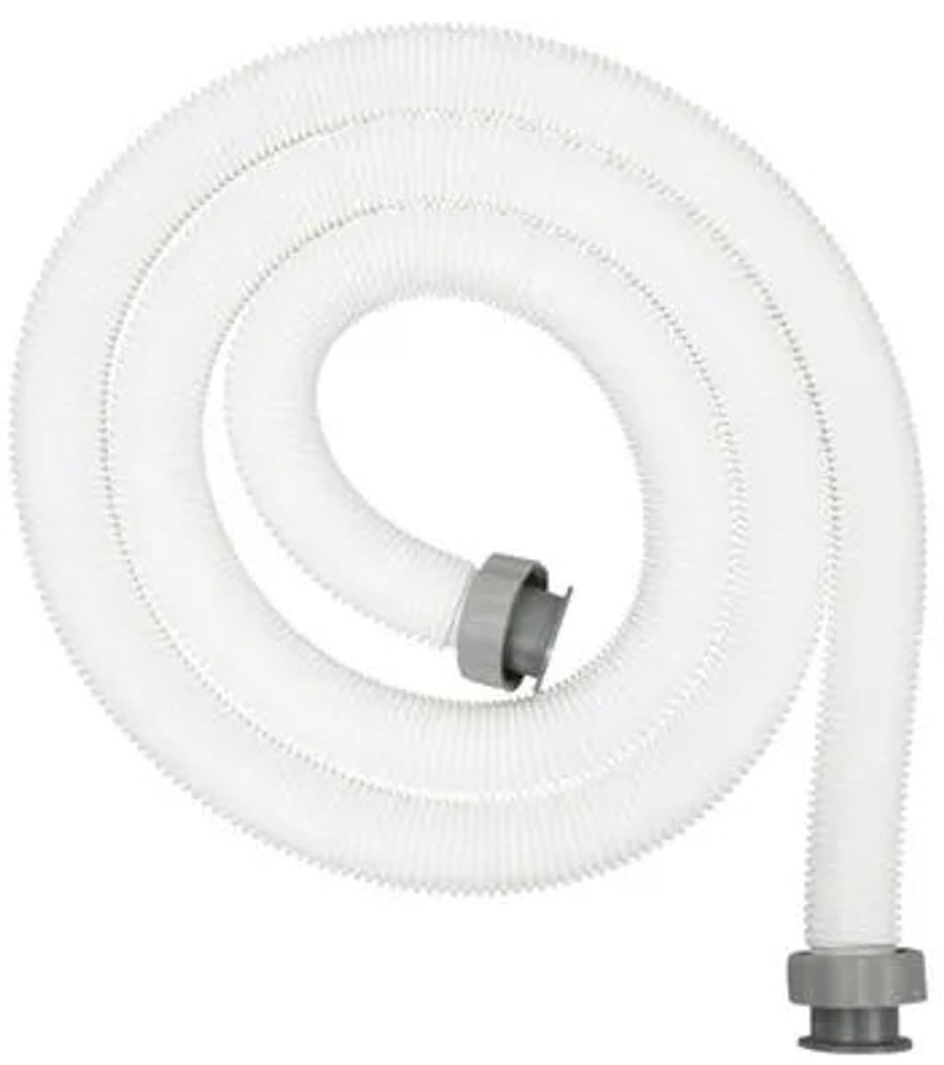 Slang - D 38 L 3,0 m - PVC - Wit - 38 mm schroefdraad — afbeelding 1