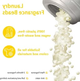 Geparfumeerde Wasbolletjes 500 g voor Kleding - Langdurige Frisse Geur en Zachte Textuur met Bloemmotief — thumbnail 2