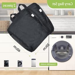 2 Pack Waszakken voor de Wasmachine 30 x 40 cm, Handige Netzakken met Rits voor Ondergoed, Lingerie en Sokken, Ideaal voor Reizen en Thuisgebruik — thumbnail 3