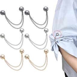 6 multifunctionele magnetische kledingclips voor het bevestigen van zomen, broekspijpen en mouwen. — thumbnail 1