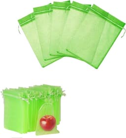 50x Fruitbeschermzakken Organza 17x23 cm met Trekkoord voor Druiven, Aardbeien en Tuin — thumbnail 1