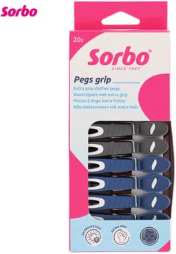 Sorbo Wasknijpers met Extra Grip - 20 Stuks - Kunststof - UV-Protectie - Sterke Knijpers — thumbnail 3