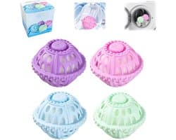 Haarfilter - Wasmachine Haar Filter - 4 stuks Wasmachine Reiniger Haarvanger - Haarverwijderaar voor de wasmachine - Anti-klit - Verwijdert hondenhaar en huidschilfers van kleding - 8,5*7 cm - Vier kleuren — afbeelding 1