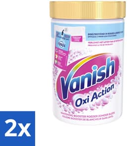 2 x Vanish Oxi Action - Vlekkenverwijderaar Poeder - Witte Was - 710 Gram - Vlekkenverwijderaar - Witte Was - Wasverzachter - Waspoeder - Vlekken Verwijderen — thumbnail 1