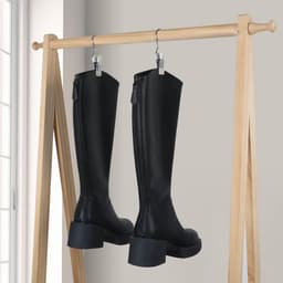30x Ruimtebesparende Dubbele Wasknijpers met Klem voor Kleding, Hoeden en Laarzen — thumbnail 2