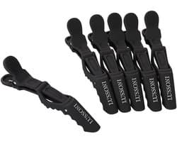Professionele Haarclips Krokodillenstijl - 6 Stuks voor Knippen en Verven
