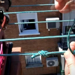 3 Sets Waslijnen Buiten en Binnen - 60 Meter Totaal - Sterk Gevlochten en Duurzaam Touw — thumbnail 4