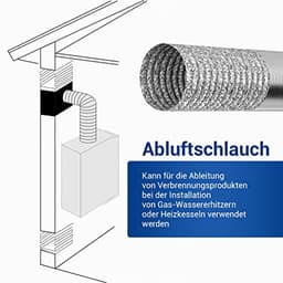 Afvoerslang 10 m 125 mm Flexibele Buis voor Luchtgeleidingssystemen en Airconditioning — thumbnail 4