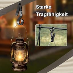 Wasknijpers met haken, 10 stuks wasknijpers camping blacklight haken laarzenklemmen camping tenthaken buiten handdoekklemmen multifunctionele cliphaken voor campinglampen — thumbnail 4