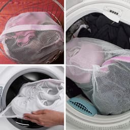 Set van 3 Herbruikbare Mesh Waszakken met Ritsen, 12"x16", Ideaal voor Delicate Kleding, Ondergoed en Reisorganizer — thumbnail 3
