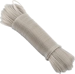2 stuks waslijn met stalen kern, 4 mm x 30 m, stabiele waslijn, extra sterk met een draagvermogen van 120 kg, waslijn voor buiten, voor thuis, tuin, camping — thumbnail 5