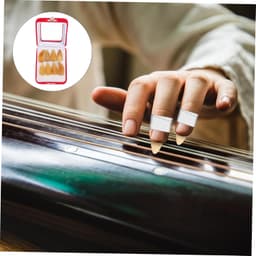 1set Guzheng Vingerbeschermers Praktische Neppinnen Voor Muziekinstrumenten Voor Guzheng Andere Snaarinstrumenten Comfortabel Duurzaam Verbeter De Geluidskwaliteit — thumbnail 3