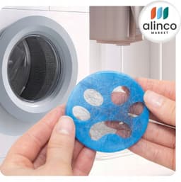 Wasmachines Anti-Pluis Ballen - 2 Stuks Blauw — thumbnail 4