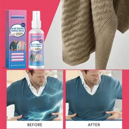 Antistatische spray voor kleding, textiel, meubels en auto's - Vermindert statische elektriciteit, 100ml — thumbnail 2