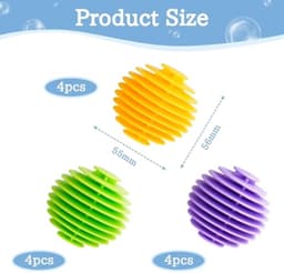Wasmachine Ballen Set van 12 Stuks — thumbnail 3