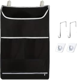 Vouwbare waszak voor vuile kleding, inclusief 2 haken en zuignappen, ideaal voor reizen en wasmachinegebruik — thumbnail 1