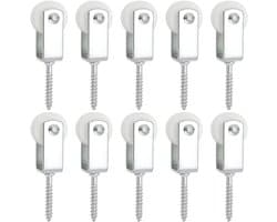 Katrollen 25mm - Nylon Katrol - Takel - Opknoping - Droogrek - Compact ontwerp 38x6mm - Waslijnkatrollen
