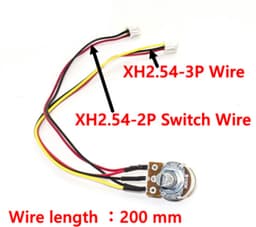 100K B100K OHM Linear Taper Rotary Potentiometer 100KB Pot Knob ON OFF Switch — thumbnail 2