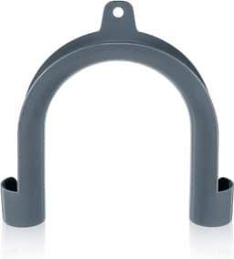 Slanghouder U-vormig - Afvoerslangbeugel - Wasmachine Afvoer - Veelzijdige Compatibiliteit - 1.25 Inch Buitendiameter - Grijs — thumbnail 1