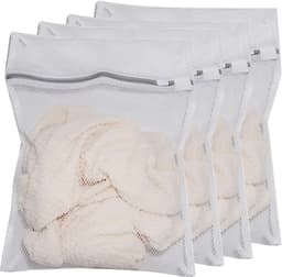 Waszak voor kleding en linnengoed - 4 stuks, 30 x 40 cm, ideaal voor wasmachine en droger — thumbnail 1