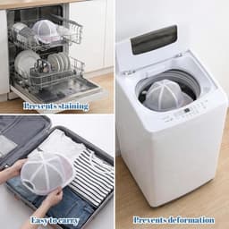 Cap Wasmachine Vorm - Pet Houder - Hoeden Wassen - Vormbehoud Tijdens Was - 31 x 21 x 12.5 cm — thumbnail 2
