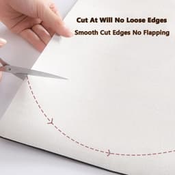 Wasmachine Droger Deksel - Antislip Mat Beschermer - Apparaat Beschermen - Diatomeeënaarde Absorptie - 40x50 cm - Beige — thumbnail 5