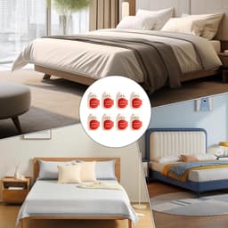 Lakengrijpers - Bedklemmen - Netjes Bed Houden - Sterke Grip - 8 Stuks - Geel Rood — thumbnail 4