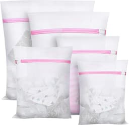 SnelShoppen - Waszakken Set - Vijf Stuks in Verschillende Maten - Roze - Duurzaam Polyester - Voor Wassen, Verhuizen, Camping en Meer — thumbnail 1
