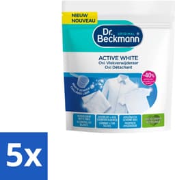 5 x Dr. Beckmann – Active White Oxi – Witte Was Poeder – 400 g - Wasmiddel - Vlekverwijderaar - Witte Was - Vlekken Verwijderen - Wasmachine — thumbnail 1